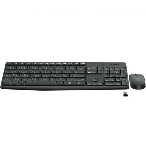 Teclado Logitech MK235 - Conjunto de e Rato - sem Fios - 2.4 Ghz - Húngaro 920-007935 - 920-007935