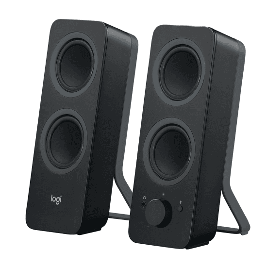 Colunas Logitech Z207 Stereo 2.0 Bluetooth 10W Peak / 5W RMS Pretas