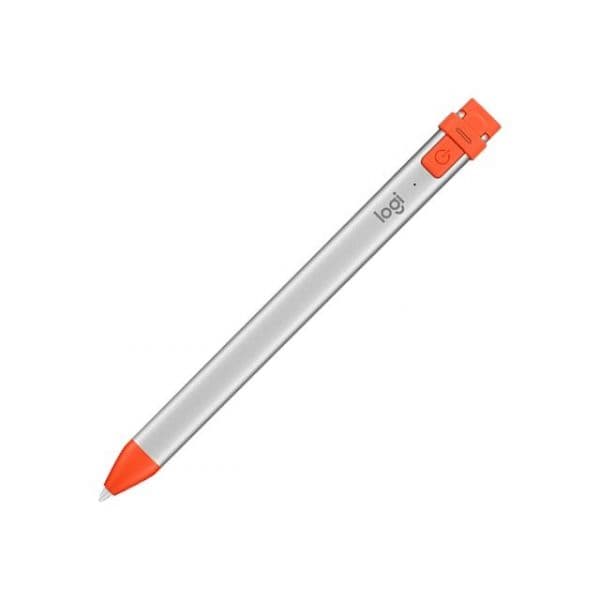 Logitech Caneta Crayon Stylus Laranja Prateado