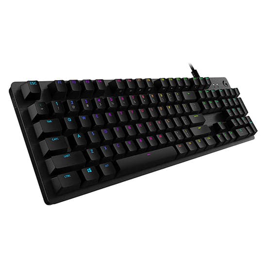 Logitech Teclado Mecânico G512 Carbon GX Brown Lightsync RGB - 920-009434