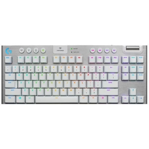 Logitech G915 TKL Lightspeed Wireless Mecanico RGB US Switch GL Branco - 920-009664