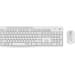 Teclado Logitech MK295 Rato Sem Fios Italiano Branco
