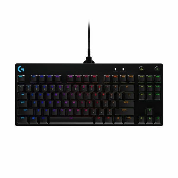 Logitech G PRO Teclado Mecânico TKL Gaming RGB Switch GX Blue com Clique Percetível