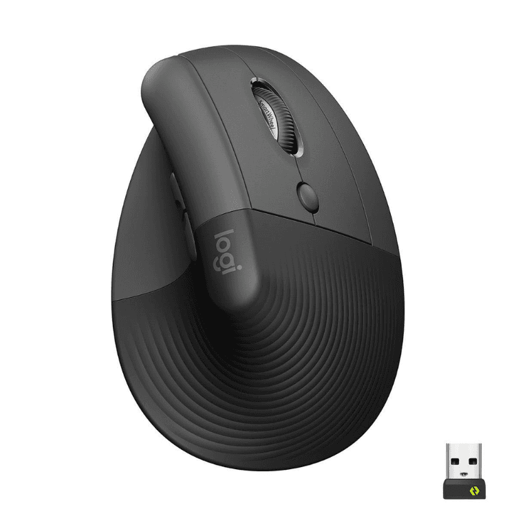 Rato Laser Logitech Lift Vertical Ergonomic Wireless/Bluetooth 4000DPI Graphite
