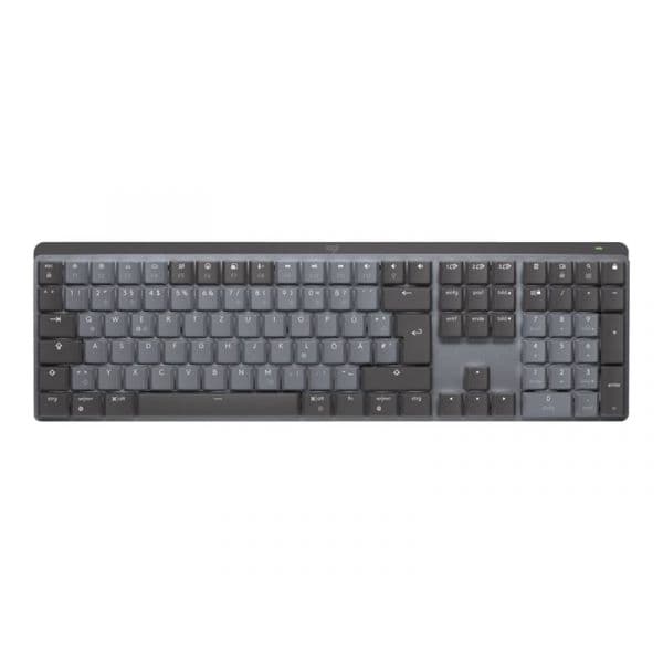 Teclado Logitech Master Series Mx Mechanical - Retroiluminação - sem Fios - Bluetooth Le - Qwertz - Alemão - Interruptor: Linear - Grafite 920-010749 - 920-010749