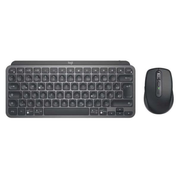 Teclado Logitech Conjunto de Rato e Teclado Mx Keys Mini Combo (qwertz - Wireless - Grafite)