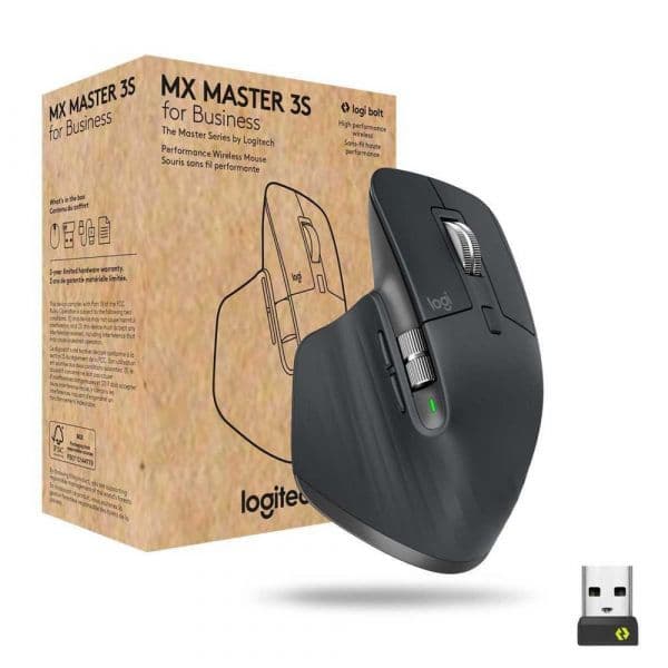Logitech Rato MX Master 3s for Business 8000 DPI Grafite