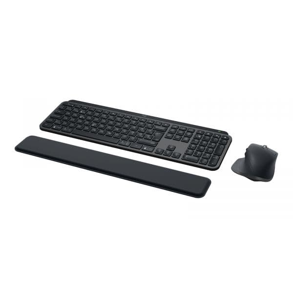 Teclado Logitech MX Keys S Rato Sem Fios QWERTZ Suíço Grafite