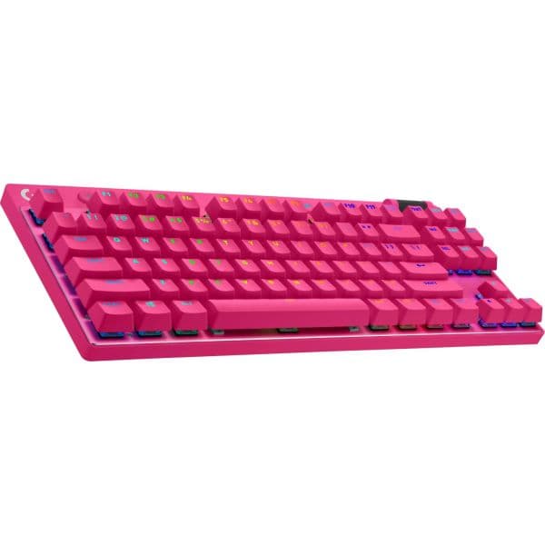 Logitech PRO X TKL Tátil Rosa Wireless QWERTY US