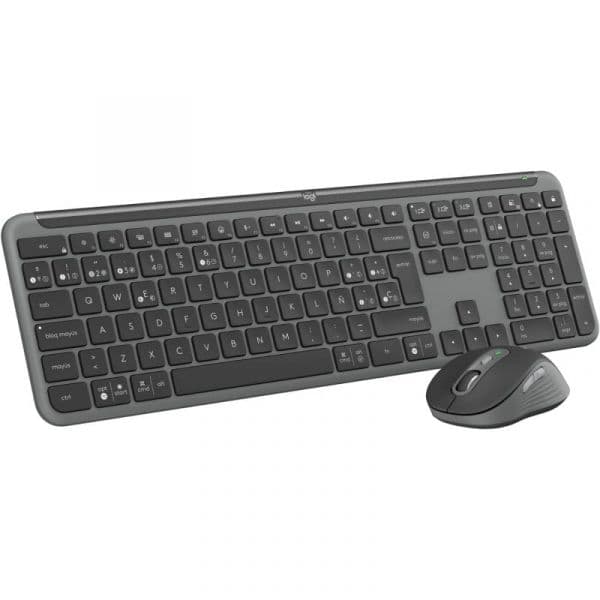 Teclado Logitech Signature Slim MK950 Combo + Rato Sem Fios Grafite (Teclado Espanhol)