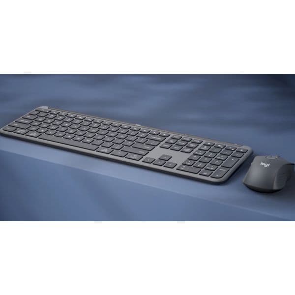 Teclado Logitech Signature Slim Combo MK950 Rato Sem Fios Alemão Grafito/Black