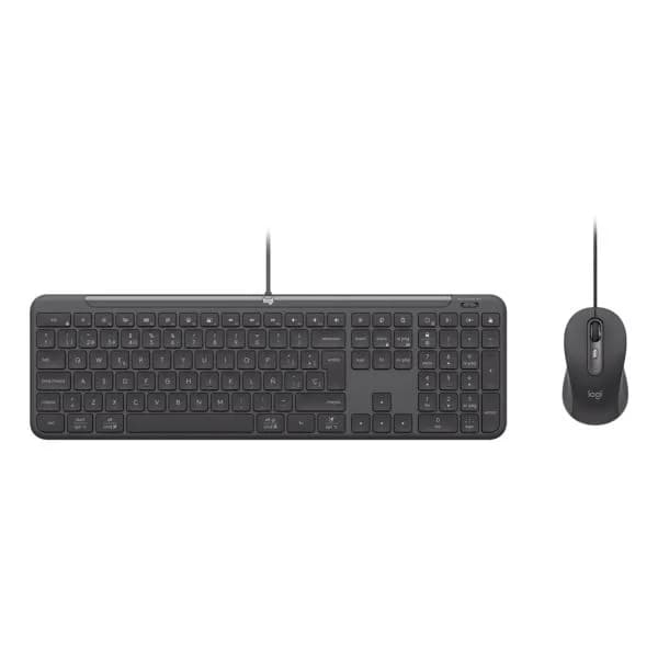 Teclado Logitech MK620 Rato Alemão Grafite