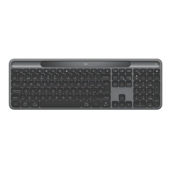 Teclado Logitech Signature Slim Solar+ K980 Sem Fios QWERTY Espanhol Graphite