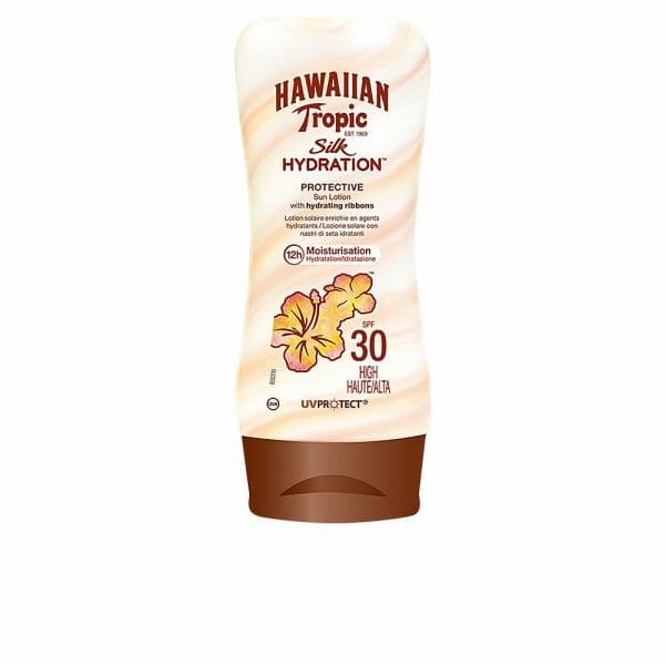 Protetor Solar Hawaiian Tropic Loção Protectora de Seda Hidratante SPF30 180ml
