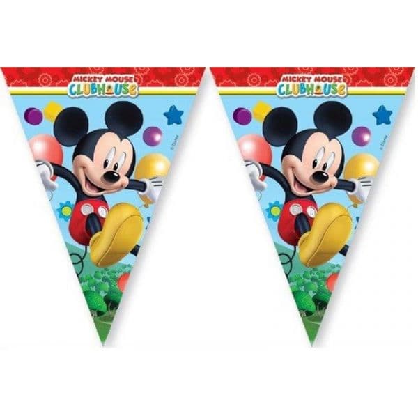 Decorata Party Grinalda Bandeiras Disney Mickey Clubhouse - 200081515