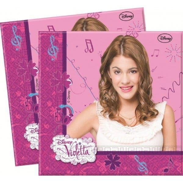 Decorata Party Pack 20 Guardanapos 33x33cm Disney Princesas