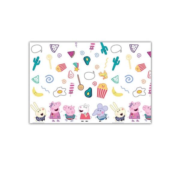 Procos Toalha de Mesa Porquinha Peppa 120x180cm - 3442013