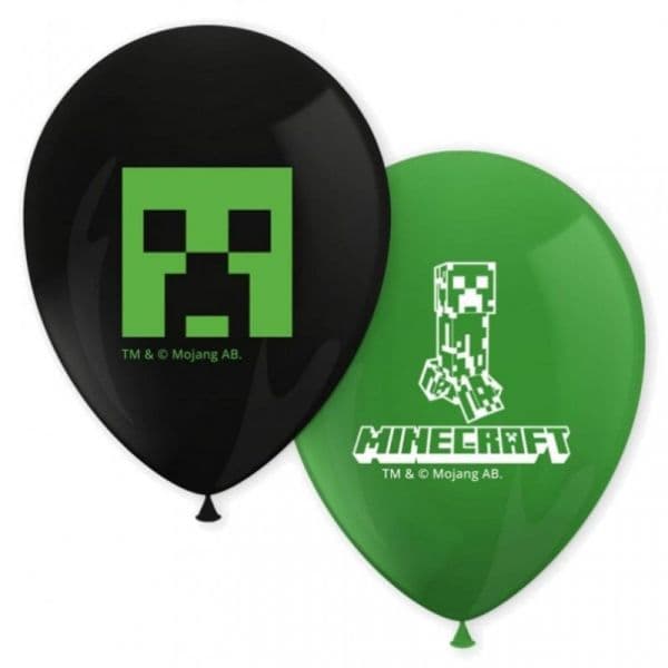 Procos 8 Balões em Latex Minecraft
