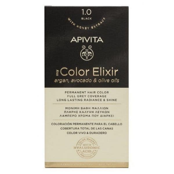 Apivita My Color Elixir Coloração Tom 1.0 Preto