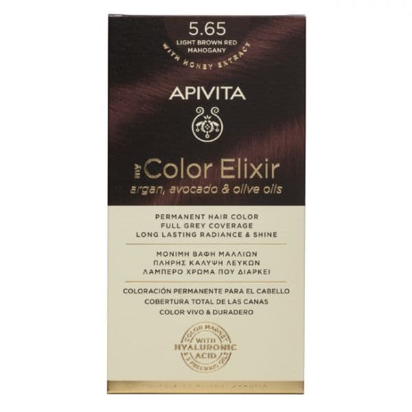 Apivita My Color Elixir Coloração Tom 5.65 Cobre Castanho Claro