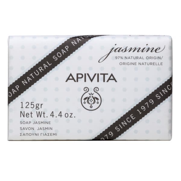 Apivita Natural Soap Jasmine Sabonete de Limpeza Sólido 125 g
