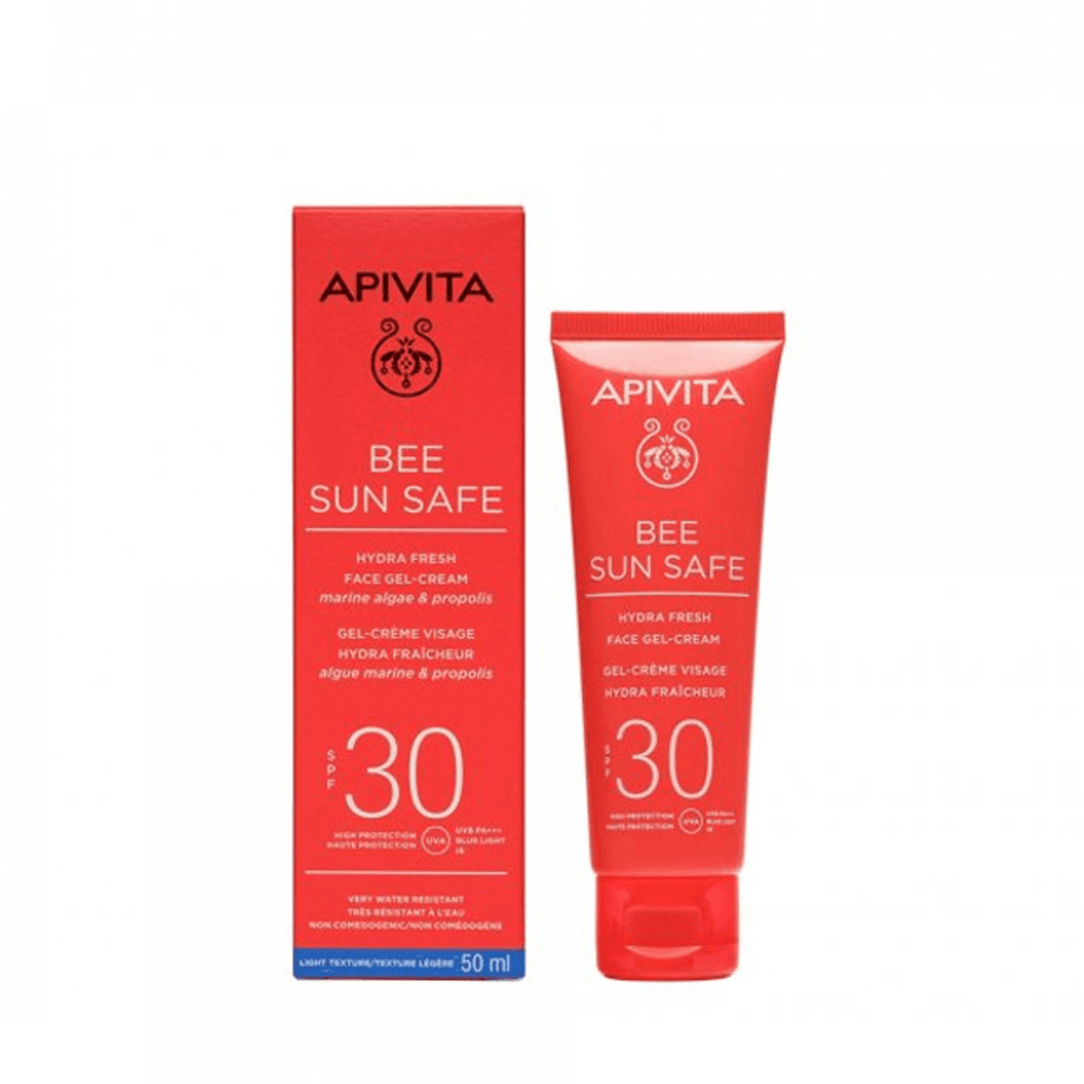Protetor Solar Apivita Bee Sun Safe Gel-Creme Rosto Hidra Refrescante SPF30+ 50ml
