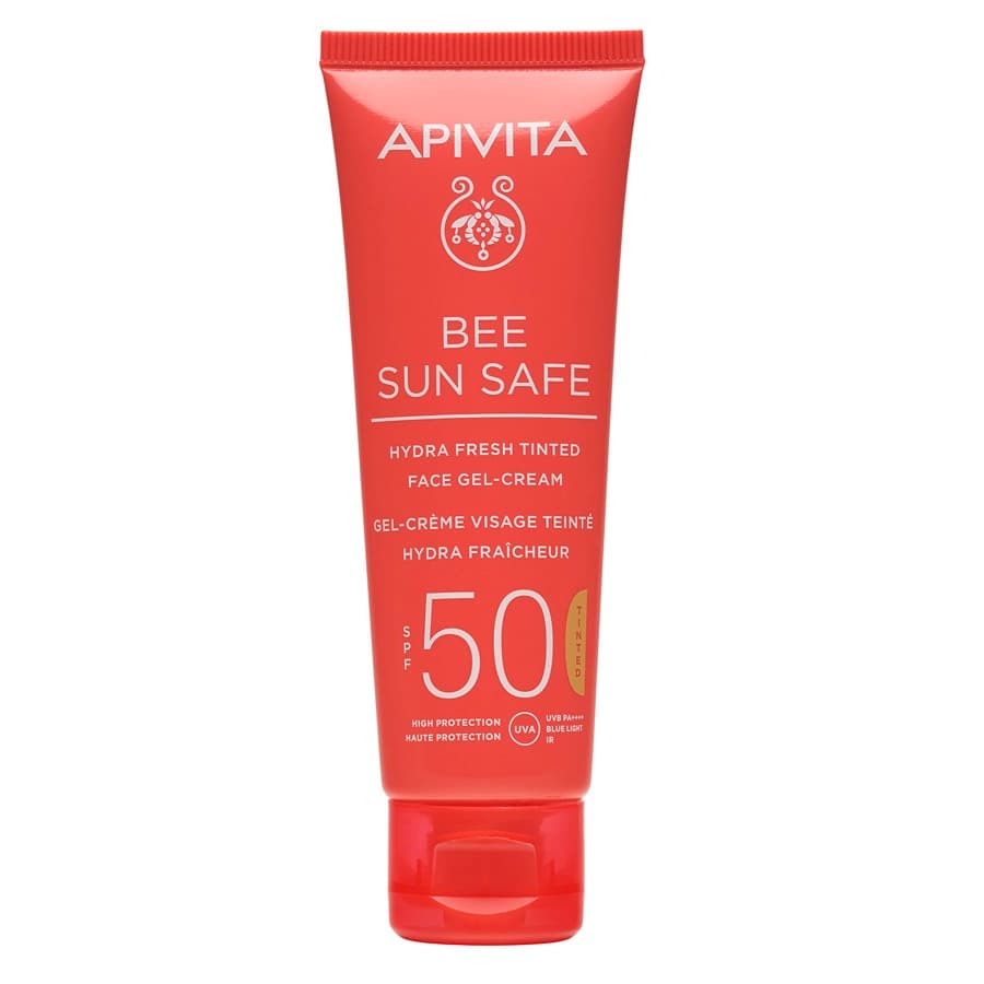 Protetor Solar Apivita Bee Sun Safe Gel-Creme Rosto Hidra Refrescante c/ Tom SPF50+ 50ml