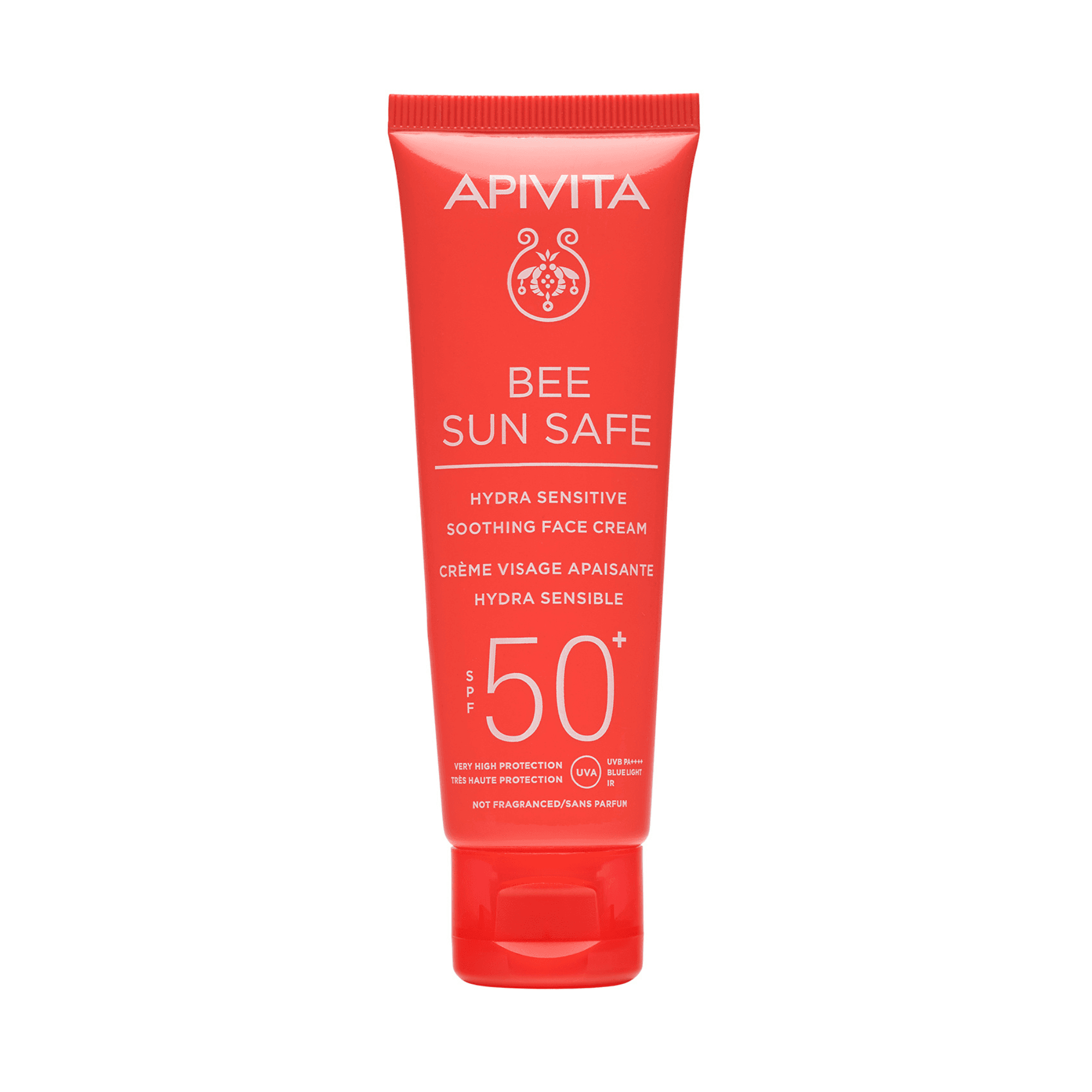 Protetor Solar Apivita Bee Sun Safe Creme Rosto Apaziguante Hidra Sensível SPF50+ 50ml