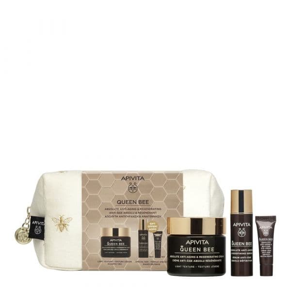 Apivita Queen Bee Creme Anti-idade Regenerador Textura Ligeira Coffret
