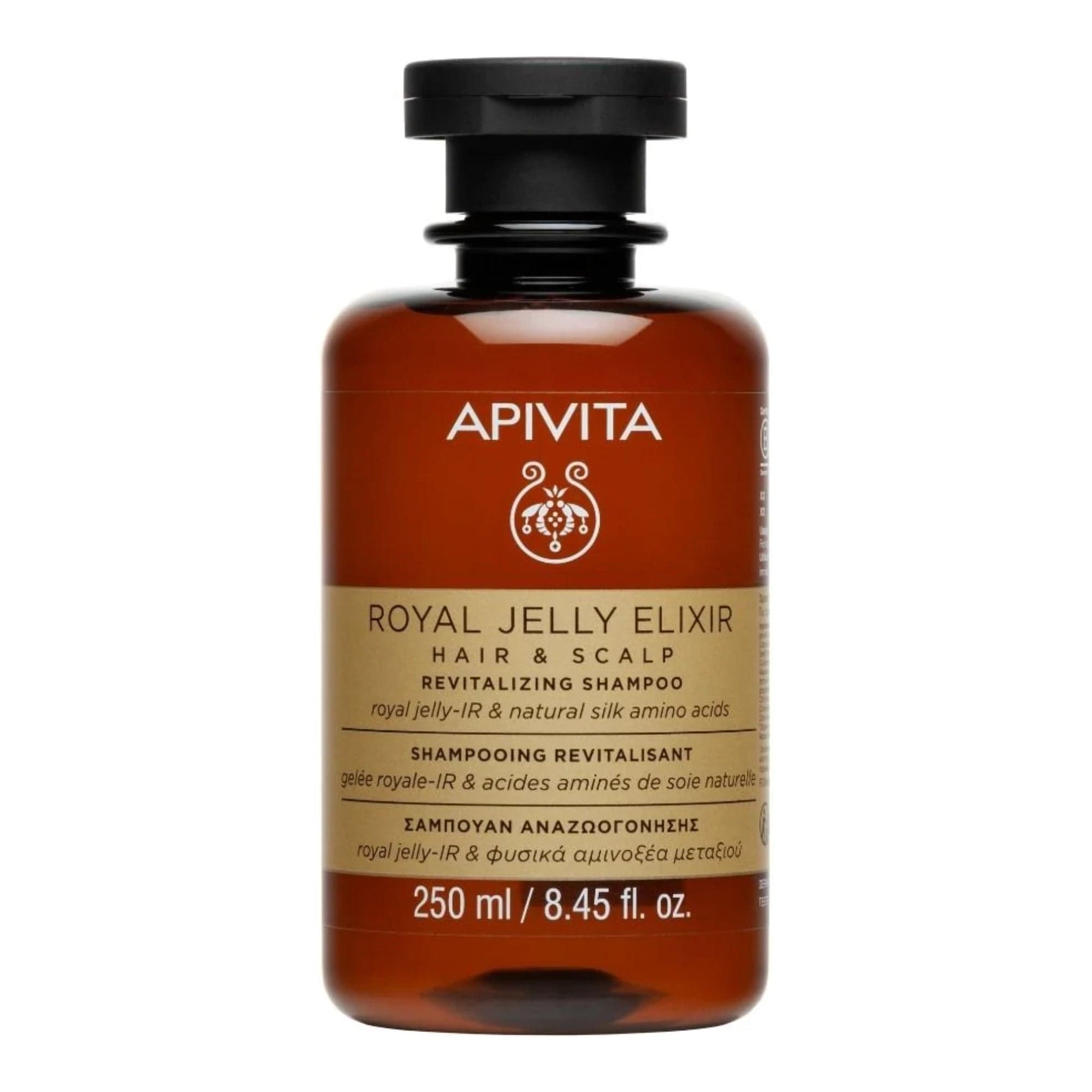 Apivita Royal Jelly Elixir Shampoo Revitalizante Cabelo e Couro Cabeludo 250ml