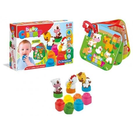 Clementoni Baby Clemmy Sweet Animais Quinta + Livro - 17175