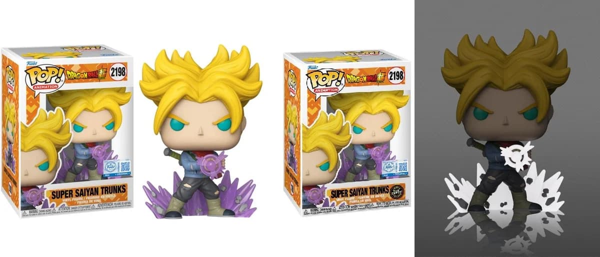 Funko POP! DragonBall Super - Super Saiyan Trunks (Exclusive) & GITD #2198 CHASE BUNDLE
