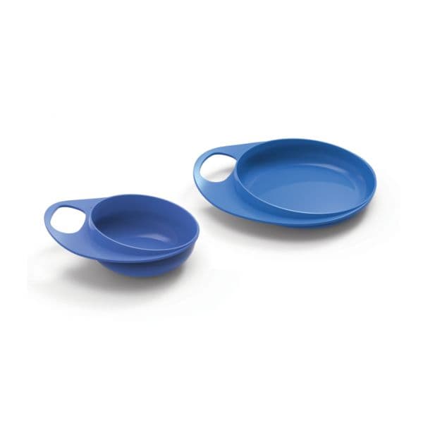 Nuvita Conjunto de Prato e Tigela Azul - NU8461A