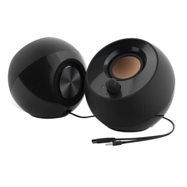 Colunas Creative Pebble 2.0 Preto