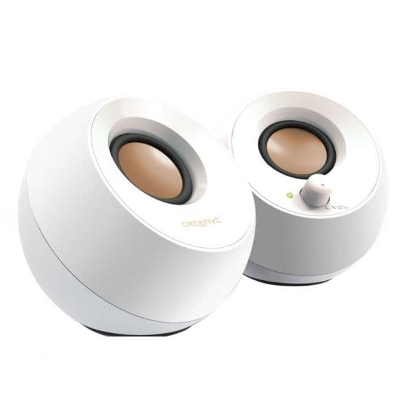 Creative Coluna Pebble 2.0 Usb White - 51MF1680AA001
