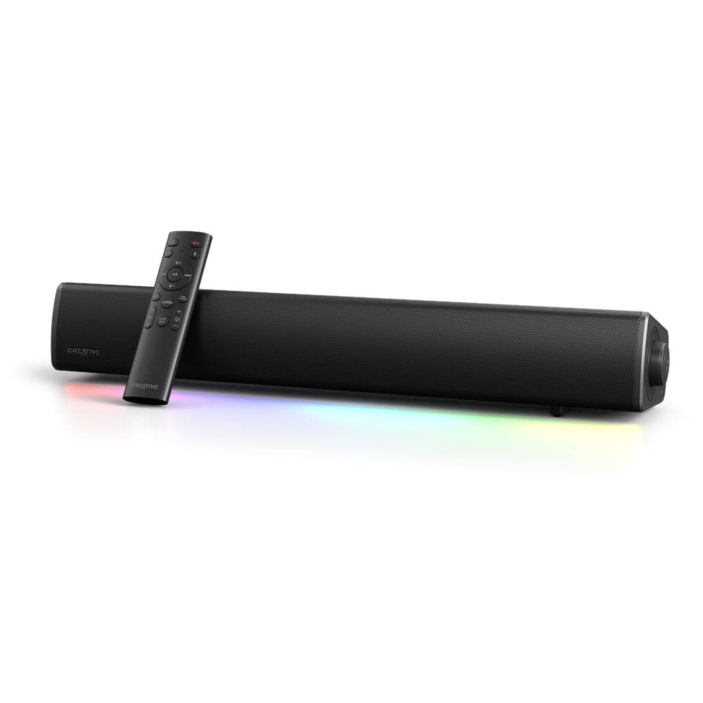 Creative Sound Blaster GS5 Soundbar Gaming Bluetooth 5.3 USB-C RGB Preto