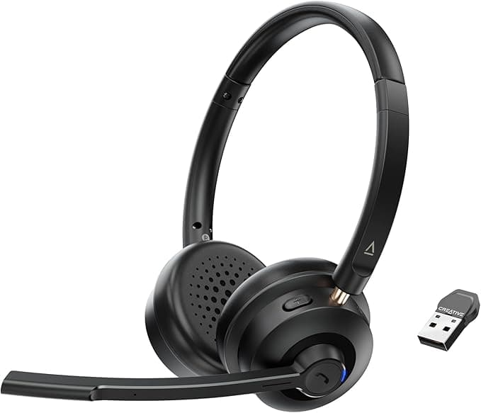 Creative Chat 51EF1290AA000 Wireless On-Ear Black