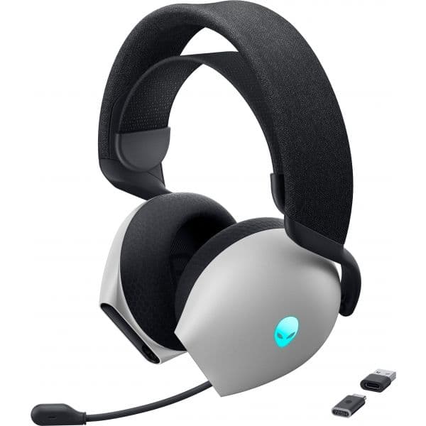 Dell Alienware Headset Gaming AW725H Tri-Mode Wireless Branco PC, Xbox, PS5 e Switch
