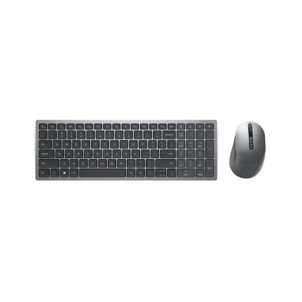 Teclado Dell KM7120W Rato Sem Fios US INTER QWERTY Preto Cinzento Titânio