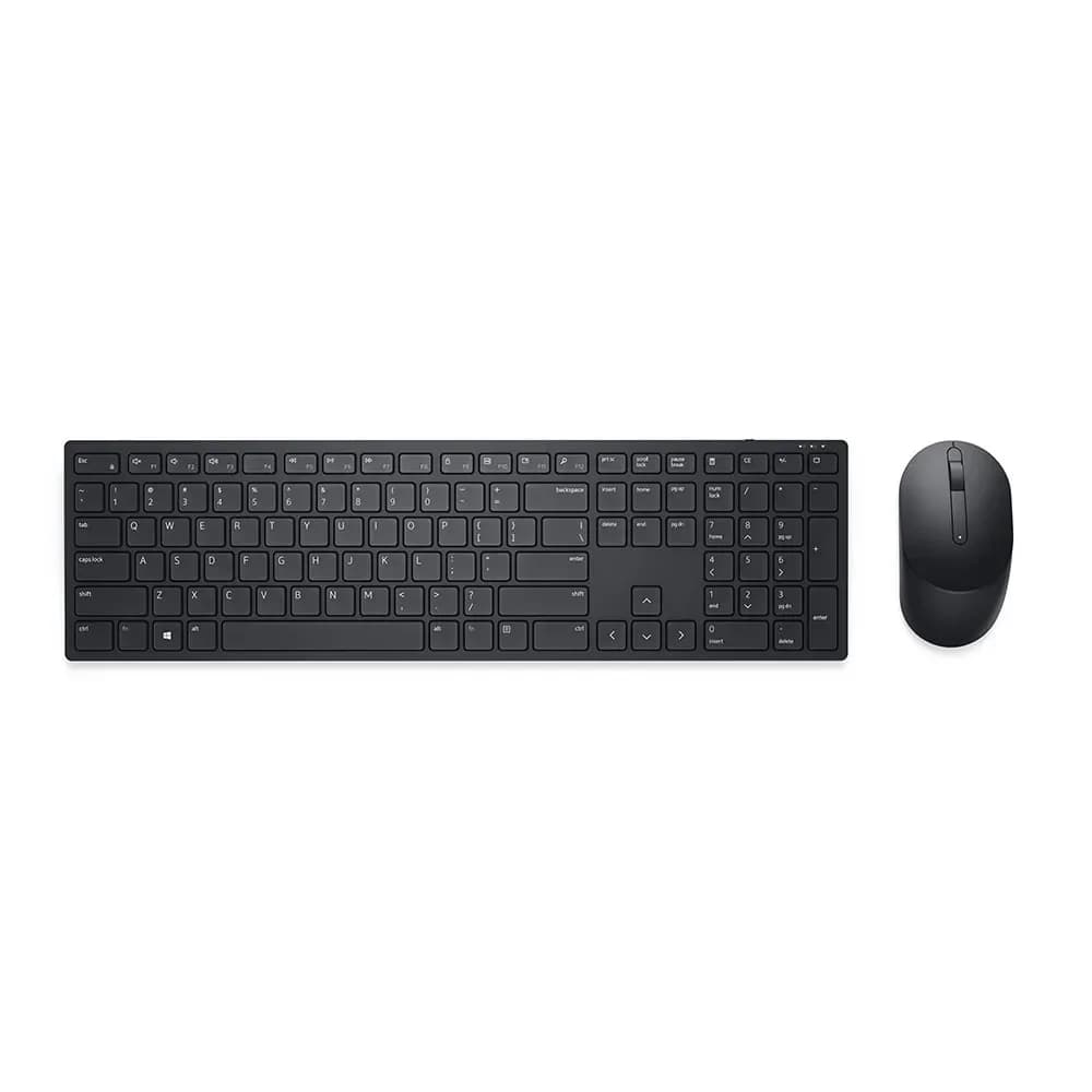 Teclado Dell KM5221W Rato Sem Fios QWERTZ Alemão Black
