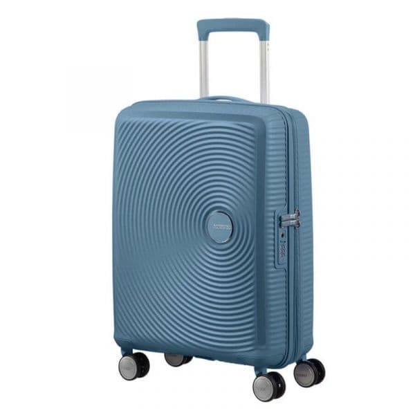 American Tourister Mala de Cabine SoundBox Spinner Expansível 41 L 55 x 40 x 20 cm Azul