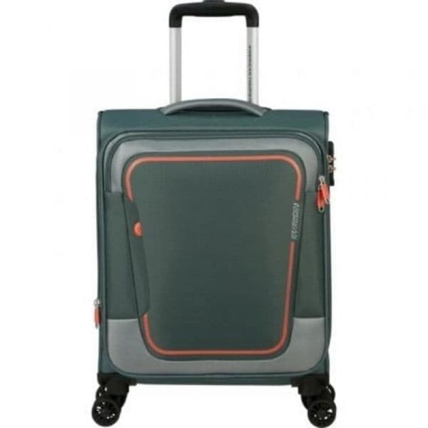 American Tourister Mala Pulsonic Spinner Verde Floresta Escuro 55cm