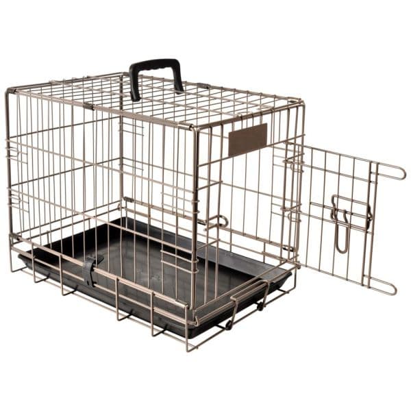 Transportador Animais Ebo 47x31x38cm Brown Metálico 517579 - 421665