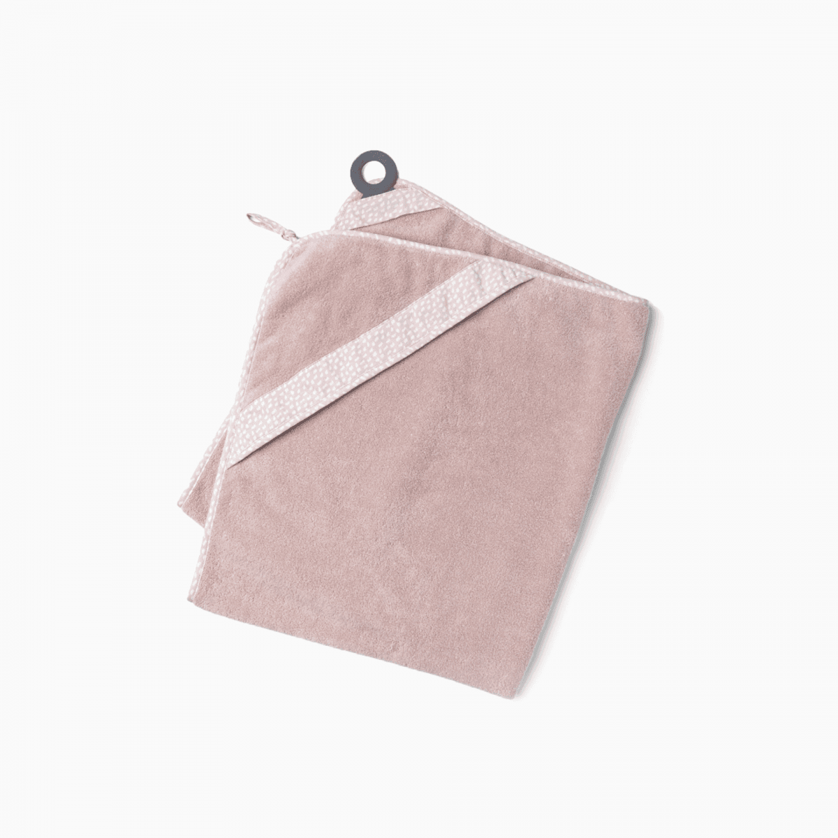Doomoo Toalha de Banho com Anel de Dentição Dry'n Play 90x100cm Pink