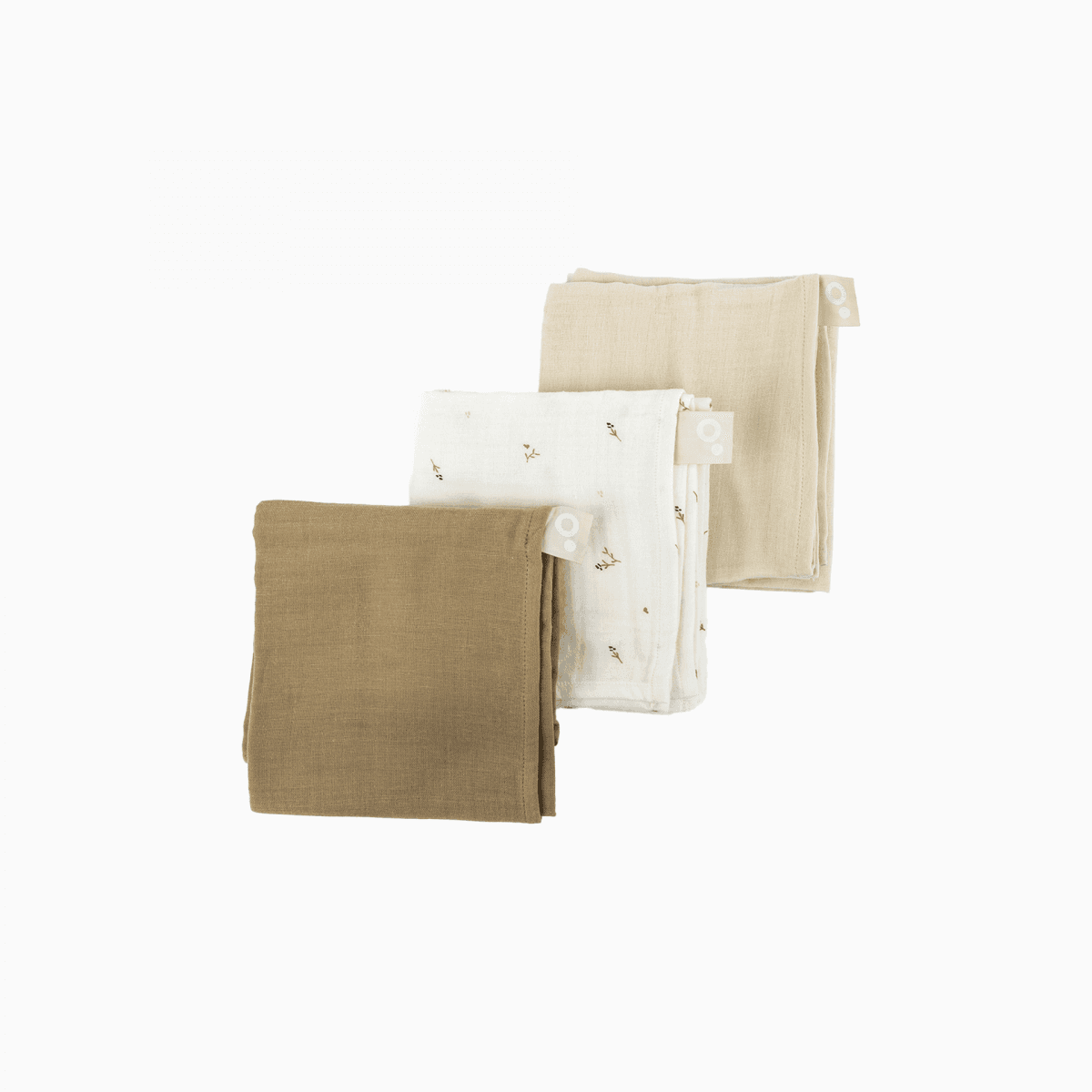Doomoo Pack 3 Musselinas 70x70cm Lovely Sweety Cream