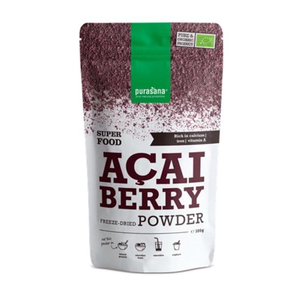 Purasana Açaí Berry em Pó Bio 100g