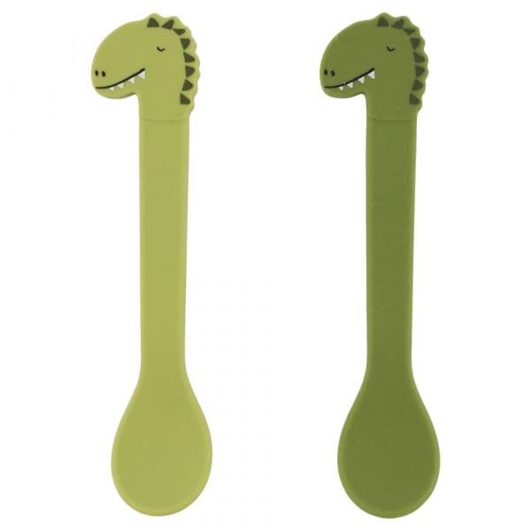 Trixie Pack de 2 Colheres de Silicone Dinossauro