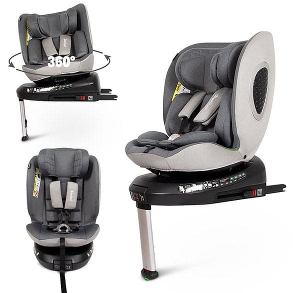 Cadeira auto I-Size 40 - 150 cm rotação 360º Tullio Gray Baninni
