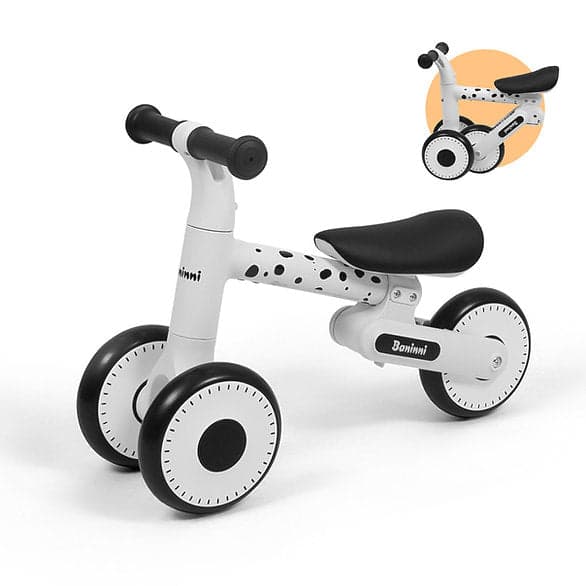 Bicicleta de equilíbrio Azura Black White Baninni