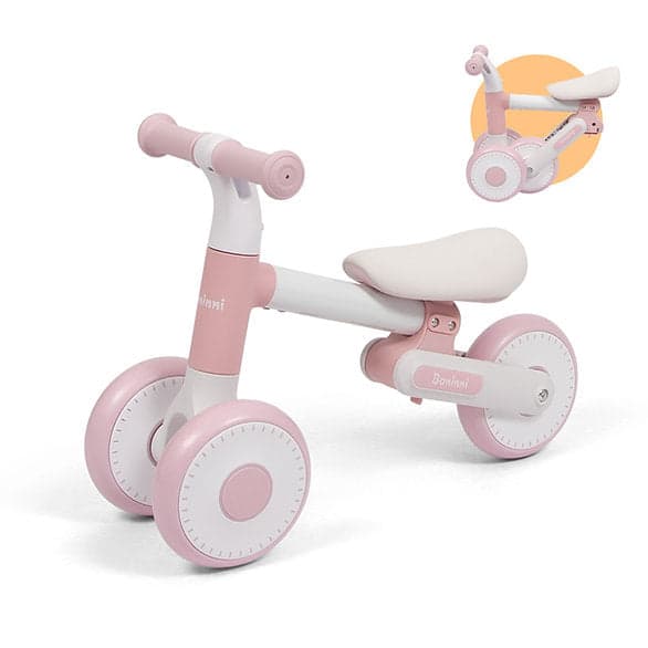 Bicicleta de equilíbrio Azura Pink White Baninni